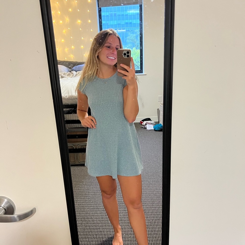 Blue Mini Dress